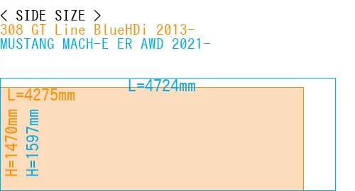 #308 GT Line BlueHDi 2013- + MUSTANG MACH-E ER AWD 2021-